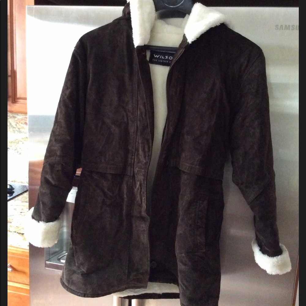 “Wilson’s Leather” Gorgeous Suede Coat, Sz Small